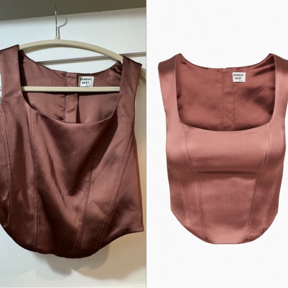 Sunday Best Bustier Crop Top